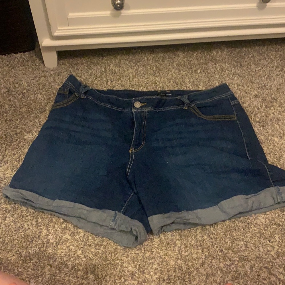 Lane Bryant jean shorts